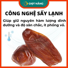 Chà là sấy lạnh dẻo ngon không đường tạo ngọt cho sữa hạt ăn vặt mẹ bầu ăn kiêng từ Nông sản Giọt Nắng