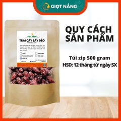 Chà là sấy lạnh dẻo ngon không đường tạo ngọt cho sữa hạt ăn vặt mẹ bầu ăn kiêng từ Nông sản Giọt Nắng