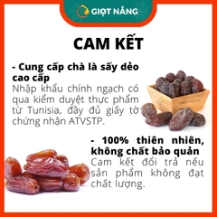 Chà là sấy lạnh dẻo ngon không đường tạo ngọt cho sữa hạt ăn vặt mẹ bầu ăn kiêng từ Nông sản Giọt Nắng