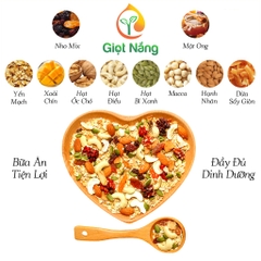 Granola ăn sáng 45% yến mạch 55% hạt 500g từ Nông Sản Sạch Giọt Nắng