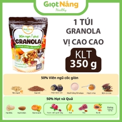 Granola Không Chiên Vẫn Ngon Vị Ca Cao