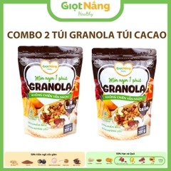 Granola Không Chiên Vẫn Ngon Vị Ca Cao