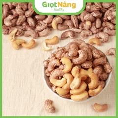 Hạt Điều Rang Muối Nguyên Lụa Bình Phước Thơm Ngon Giòn Bùi từ Nông Sản Giọt Nắng