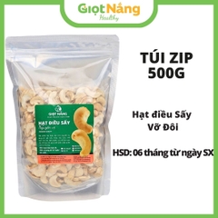 Hạt Điều Sấy Chín Sạch Vỏ Loại 1 Chất Lượng Thơm Ngon Giòn Bùi Bổ Dưỡng từ Nông Sản Giọt Nắng