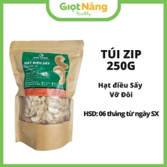 Hạt Điều Sấy Chín Sạch Vỏ Loại 1 Chất Lượng Thơm Ngon Giòn Bùi Bổ Dưỡng từ Nông Sản Giọt Nắng