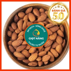 Hạt hạnh nhân tươi sống để nấu sữa 500g cho mẹ bầu và ăn dặm cho bé từ Nông sản Giọt Nắng