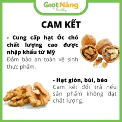 Hạt Óc Chó Vàng Đỏ Nhập Khẩu Mỹ Dinh Dưỡng Sạch Lành từ Nông Sản Giọt Nắng