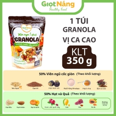 Granola Không Chiên Vẫn Ngon Vị Ca Cao