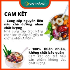 Chè dưỡng nhan tuyết yến set  đồ ăn healthy giảm cân làm đẹp từ Nông Sản Sạch Giọt Nắng