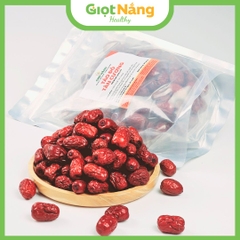 Táo Đỏ Tân Cương Chín Sấy Khô Nguyên Liệu Nấu Chè Hầm Canh Pha Trà Loại 1 từ Nông sản Giọt Nắng
