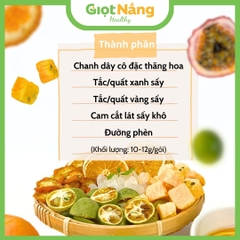 Trà Chanh Dây Kim Quất Giải Khát Thanh Nhiệt từ Nông sản Giọt Nắng