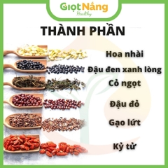 Trà Gạo Lứt Thảo Mộc Đậu Đen Thiên Nhiên 30 Túi Lọc Sạch Lành từ Nông Sản Giọt Nắng