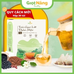 Trà Gạo Lứt Thảo Mộc Đậu Đen Thiên Nhiên 30 Túi Lọc Sạch Lành từ Nông Sản Giọt Nắng