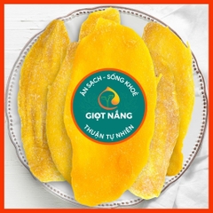 Xoài nguyên miếng sấy dẻo dinh dưỡng ít đường loại 1 premium 250g trái cây sấy dẻo từ Nông sản Giọt Nắng