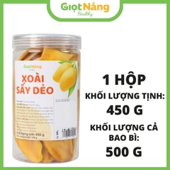 Xoài Sấy Dẻo Nguyên Miếng Sấy Lạnh Dinh Dưỡng Sạch Lành từ Nông Sản Giọt Nắng