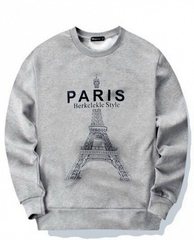 Áo Thun Dài Tay Màu Xám Nhạt Paris