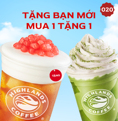 Highlands Coffee Mua 1 Tặng 1