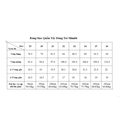 VP001 - Quần tây nam công sở form slim fit nhiều màu