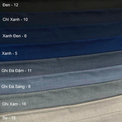 VP001 - Quần tây nam công sở form slim fit nhiều màu