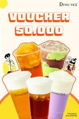 Ding Tea Tặng Voucher 50K