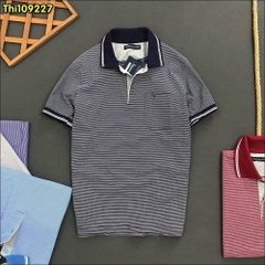 Áo Thun Cổ Bẻ Sọc Ngang