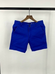 Quần Short Kaki Form Ngắn Màu Xanh Dương