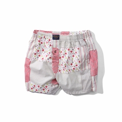 Quần Short Ngủ Họa Tiết Chấm Bi Hồng Sọc Caro