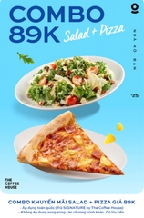 The Coffee House Combo 89K Salad + Pizza