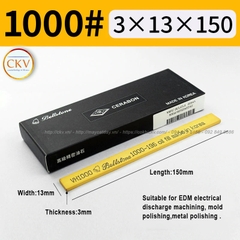 Đá mài dầu Bellstone cầm tay mài dũa khuôn mẫu 3x13x150 #1000