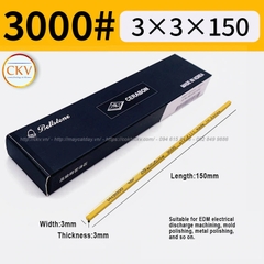 Thanh đá mài dầu Bellstone chính hãng 3x3x150 #3000