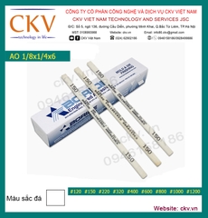 Đá mài dầu Boride AO xuất xứ Korea #600 1/8x1/4x6 màu trắng