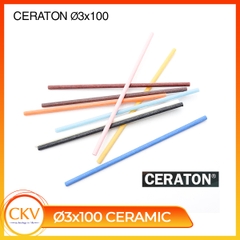 Đá mài Ceramic Ceraton thanh tròn cao cấp chính hãng Ø3x100mm