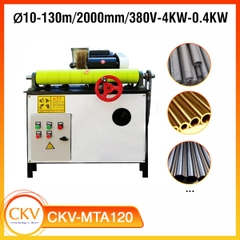 Máy chà nhám & đánh bóng ống tròn CKV-MTA120 Ø10–130mm/380V-4KW/0.75KW/2m