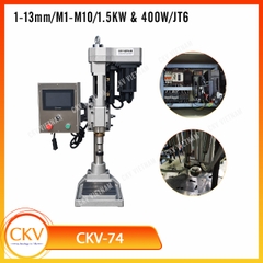 Máy khoan taro để bàn tự động CKV-74 servo kép, màn cảm ứng