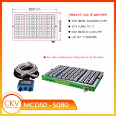 Bàn từ điện MCD50-5080 gá phôi lớn cho máy phay