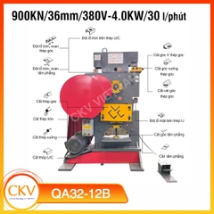 Máy đột liên hợp QA32-12B 4.0KW/380V/900KN/36mm