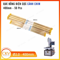 Que đồng điện cực EDM Ø2.0mm 400mm 50Pcs/hộp Cánh Chim chính hãng | CKV VIETNAM