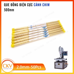 Que đồng điện cực EDM Ø2.0mm 500mm 50Pcs/hộp Cánh Chim chính hãng | CKV VIETNAM