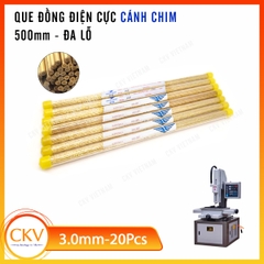 Que đồng điện cực EDM Ø3.0mm 500mm 20Pcs/hộp Cánh Chim chính hãng | CKV VIETNAM