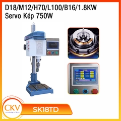 Máy khoan & taro tự động SK18TD D18/M12/H70/Z100/B16/1.8KW/0.75KW Dual servo
