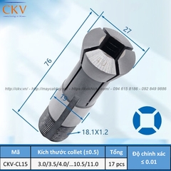 Collet gá kẹp loại vuông