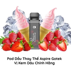 Đầu Pod vị GOTEK Series | Strawberry Ice Cream - Kem Dâu