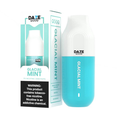 7 DAZE Egge Pod Glacial Mint (Bạc Hà) 3000 hơi Disposable Vape / 7ml / 5% (50mg) / 400mAh - TYPE C / Mesh Coil