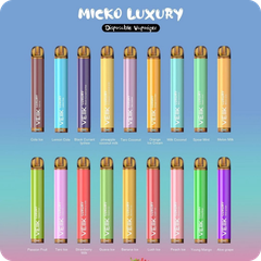 VEIIK Micko Luxury Pod 18 vị 900 hơi Disposable Vape / 2.8ml / 3.5% (35mg) / 500mAh / Mesh Coil