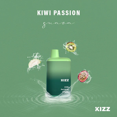 KIZZ Disposable 5000 puffs Kiwi Passion Guava (kiwi chanh dây ổi) | 12ml | Mesh coil | 850mAh | USB Type C | vapeland.vn