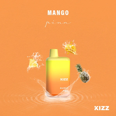 KIZZ Disposable 5000 puffs Mango Pina (Xoài Dứa)  | 12ml | Mesh coil | 850mAh | USB Type C | vapeland.vn