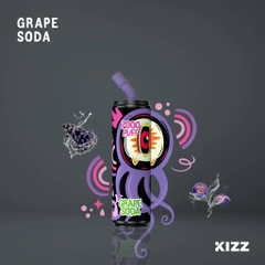 KIZZ Disposable 7000 puffs Grape Soda (soda nho) | 2%-3%-5% | 14ml | Mesh coil | 850mAh | USB Type C | vapeland.vn