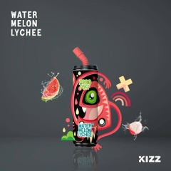 KIZZ Disposable 7000 puffs Watermelon Lychee (dưa hấu vải) | 2%-3%-5% | 14ml | Mesh coil | 850mAh | USB Type C | vapeland.vn