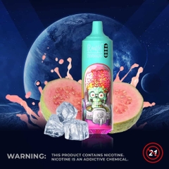 RandM Tornado 9000 puffs Guava Ice : Ổi lạnh| 5% (50mg) | 18ml | RGB | 850mAh | USB Type C | Disposable Vape | Chính Hãng