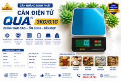 CƠ SỞ CHẾ BIẾN THỰC PHẨM CẦN CÂN ĐIỆN TỬ 3KG CHÍNH XÁC 0.1G?